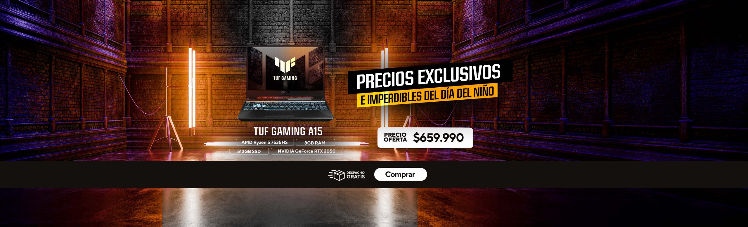 Dia del niño chile TUF gaming A15