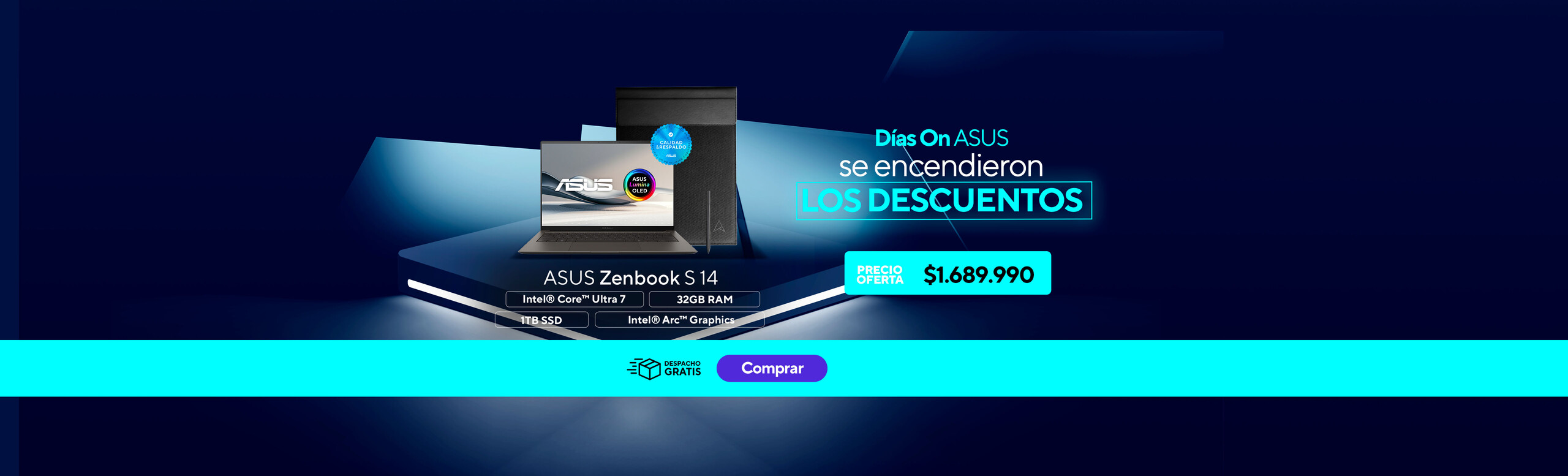 Cyber Asus Chile Vivobook 16 AON W25