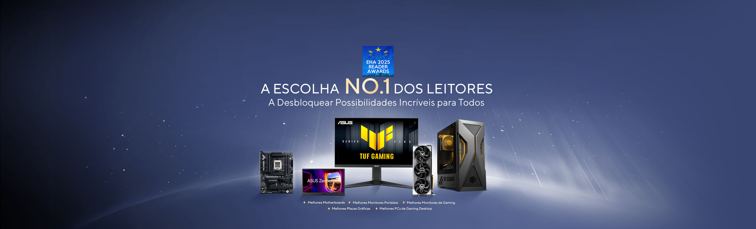 It's EHA Reader Awards 2025 which was voted by 20 million readers from European Hardware Association, and this year, we have 7 product categories been voted as the best, include motherboards, graphics cards, gaming monitors, portable monitors, and gaming PCs.